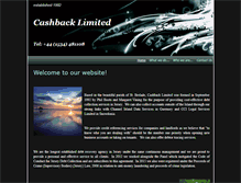 Tablet Screenshot of cashback-jersey.com